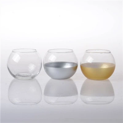 Đế nến thủy tinh hình cốc đựng trứng