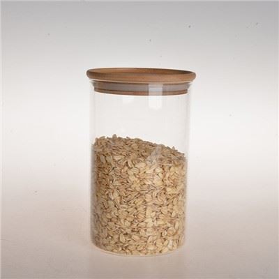 Hộp thủy tinh Borosilicate có nắp gỗ