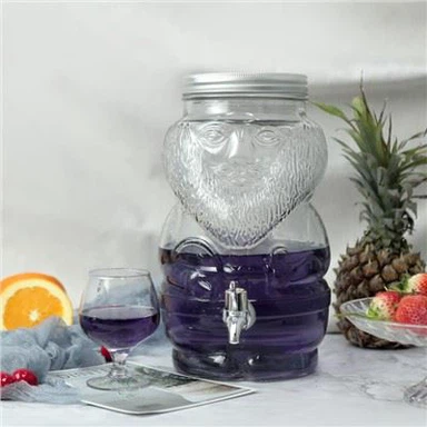 Bình nước giải khát Santa Glass