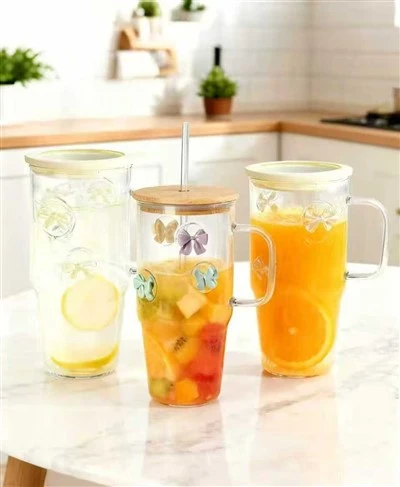 Ly uống nước biểu tượng 32/40oz có tay cầm