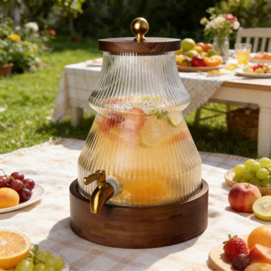 Máy pha chế đồ uống bằng thủy tinh cây Giáng sinh