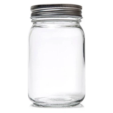 Nắp đậy kín bằng thủy tinh Mason Jar